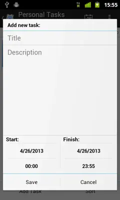 TimeAct android App screenshot 2